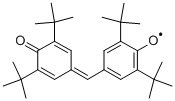 2,6-二叔丁基-(3,5-二叔丁基-4-氧代-2,5-环己二烯)-对甲苯氧 自由基 结构式