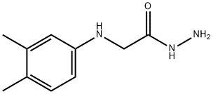 2-((3,4-二甲基苯基)氨基)乙酰肼 结构式