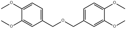 二(3,4-二甲氧基苯甲基)醚 结构式