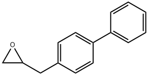 2-[(4-phenylphenyl)methyl]oxirane 结构式