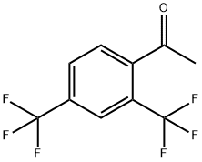 2',4'-二(三氟甲基)苯乙酮 结构式