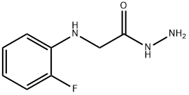 (2-FLUORO-PHENYLAMINO)-ACETIC ACID HYDRAZIDE 结构式