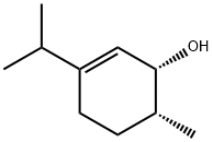 (1R-cis)-3-(isopropyl)-6-methylcyclohex-2-en-1-ol 结构式