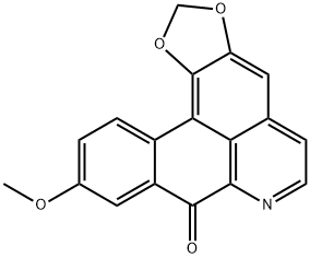 9-METHOXY-1,2-METHYLENEDIOXY-7-OXAPORPHINE 结构式