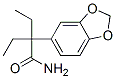 alpha,alpha-Diethyl-3,4-methylenedioxyphenylacetamide 结构式