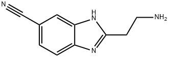 1H-Benzimidazole-5-carbonitrile,2-(2-aminoethyl)-(9CI) 结构式