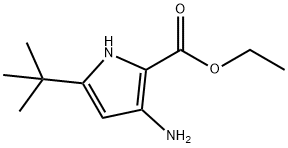 1H-Pyrrole-2-carboxylicacid,3-amino-5-(1,1-dimethylethyl)-,ethylester(9CI) 结构式