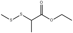 2-(甲基二硫基)丙酸乙酯 结构式