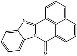 7H-苯并咪唑并[2,1-A]苯并[DE]异喹啉-7-酮 结构式