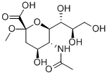 2-O-METHYL-ALPHA-D-N-ACETYLNEURAMINIC ACID 结构式