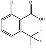2-氯-6-(三氟甲基)苯甲酸 结构式