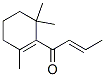 1-(2,6,6-三甲基环己-1-烯基)丁-2-烯-1-酮 结构式