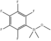 Methoxydimethyl(pentafluorophenyl)silane 结构式
