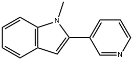 N-METHYL-2-(PYRIDIN-3-YL)INDOLE 结构式