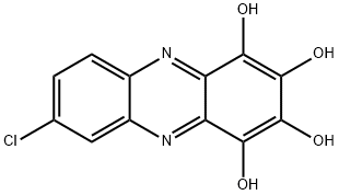 7-Chloro-1,2,3,4-tetrahydroxyphenazine 结构式