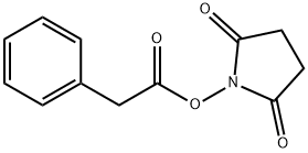 2,5-二氧代吡咯烷-1-基-2-苯基乙酸酯 结构式
