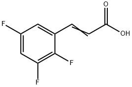 2,3,5-三氟肉桂酸 结构式