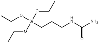 γ-脲丙基三乙氧基硅烷 结构式