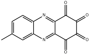 7-Methyl-1,2,3,4-phenazinetetrone 结构式