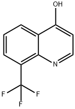 8-(三氟甲基)喹啉-4-醇 结构式
