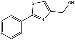 2-苯基-4-羟甲基噻唑 结构式