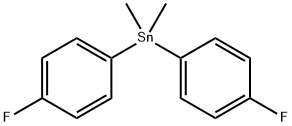 Bis(p-fluorophenyl)dimethylstannane 结构式