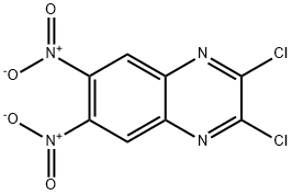 2,3-二氯-6,7-二硝基喹喔啉 结构式