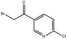 5-(2-溴乙酰基)-2-氯吡啶 结构式