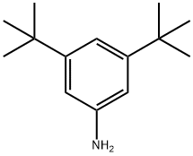 3,5-二叔丁基苯胺 结构式