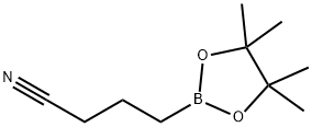 3-氰基-丙基硼酸频哪酯 结构式