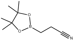 3-氰基-丙基硼酸频哪酯 结构式