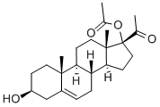 17Α-乙酰氧基孕烯醇酮 结构式