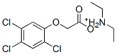 diethylammonium (2,4,5-trichlorophenoxy)acetate 结构式