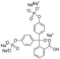 酚酞二磷酸五钠盐水合物 结构式