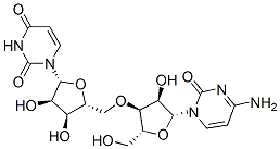 CYTIDYLYL-(3'->5')-URIDINE 结构式