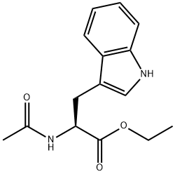N-乙酰-L-色氨酸乙酯 结构式