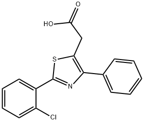 2-(2-(2-Chlorophenyl)-4-phenylthiazol-5-yl)aceticacid