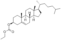 胆甾醇乙基碳酸酯 结构式
