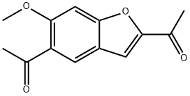 Methyl(5-acetyl-6-methoxybenzofuran-2-yl) ketone 结构式