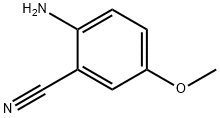 2-氨基-5-甲氧基苯甲腈 结构式