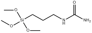 3-脲丙基三甲氧基硅烷 结构式