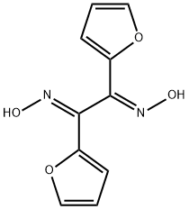 1-[(Z)-Hydroxyimino]-2-[(E)-hydroxyimino]-1,2-di(2-furanyl)ethane 结构式