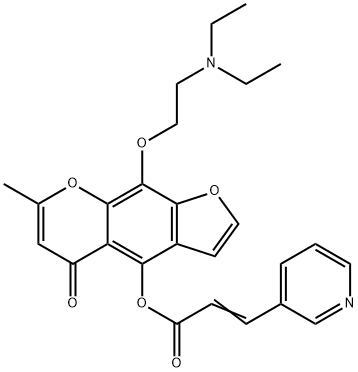美克立酮 结构式