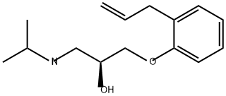 S-(-)-Alprenolol 结构式