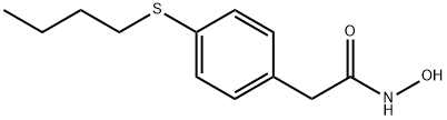 2-[4-(Butylthio)phenyl]acetohydroxamic acid 结构式