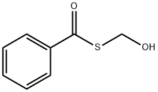硫代苯甲酸S-羟甲酯 结构式