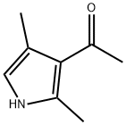 2,4-二甲基-3-乙酰基吡咯 结构式