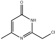2-氯甲基-6-甲基嘧啶-4-醇 结构式