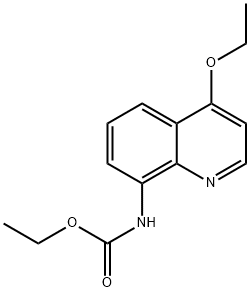 (4-Ethoxy-8-quinolinyl)carbamic acid ethyl ester 结构式