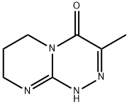 6,7,8,9-Tetrahydro-3-methyl-4H-pyrimido[2,1-c][1,2,4]triazin<br>-4-one 结构式